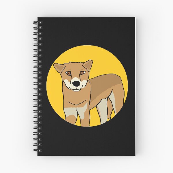 Item preview, Dingo Cute Cartoon (Yellow) designed and sold by RevolutionInPaint.