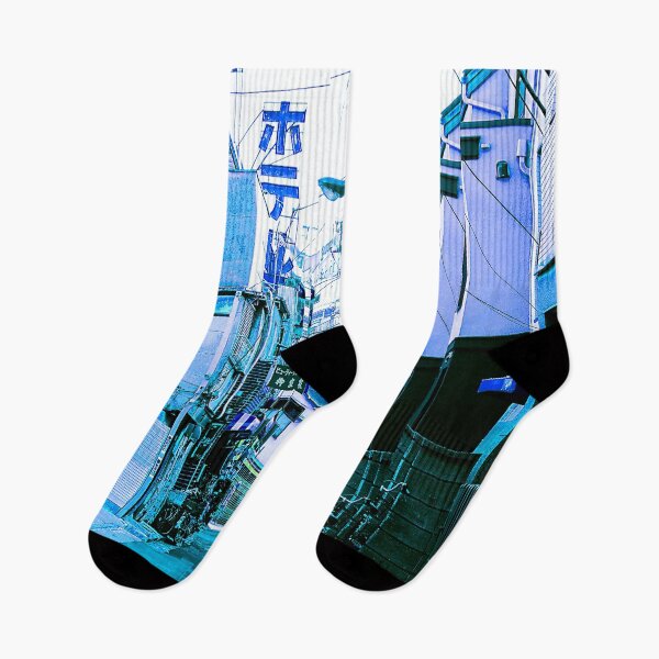 Item preview, Tokyo Japan Alleyway Vaporwave Glitch Art designed and sold by glitchhub.