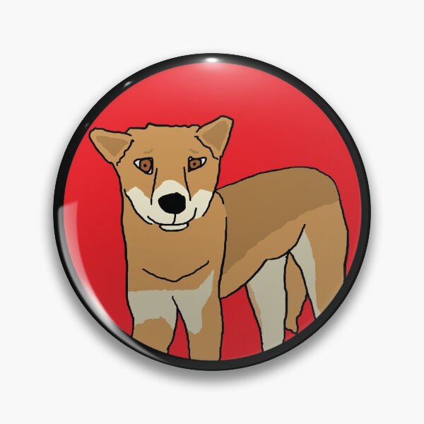 Item preview, Awesome Cartoon Dingo (Red) designed and sold by RevolutionInPaint.