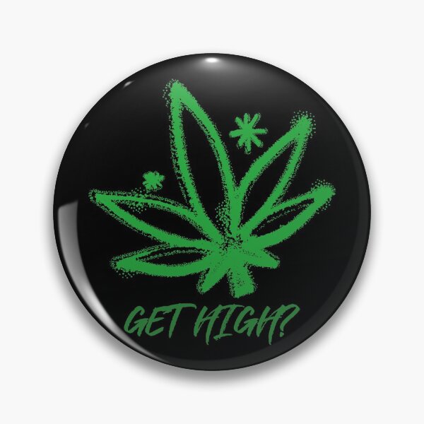 Item preview, Get High? (Black) designed and sold by PotheadTees.