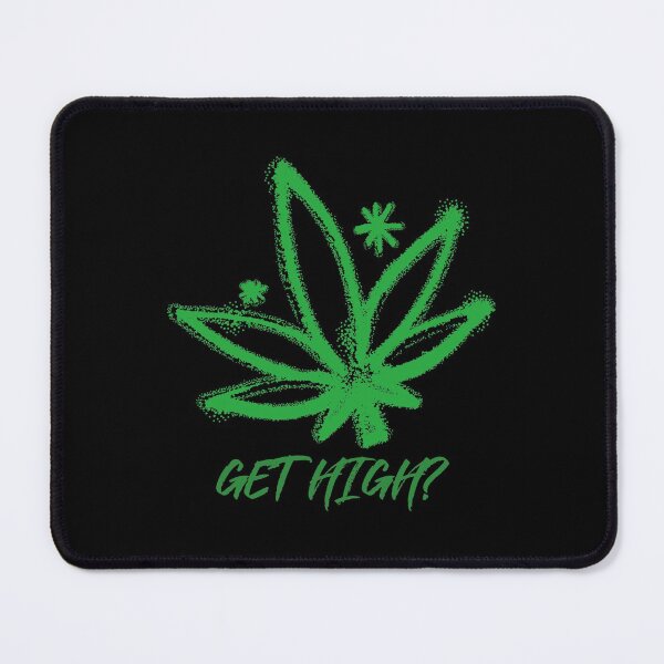 Item preview, Get High? (Black) designed and sold by PotheadTees.