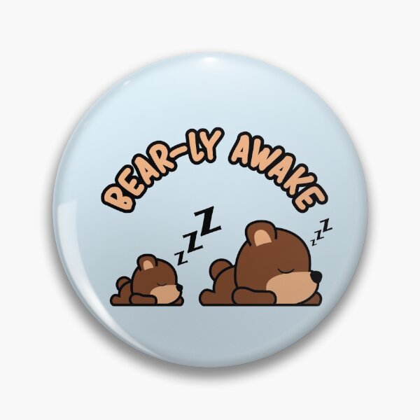 Item preview, Bear-ly Awake - Nap Pun Funny  designed and sold by luisp96.