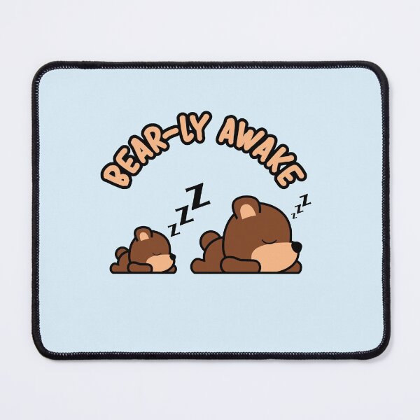 Item preview, Bear-ly Awake - Nap Pun Funny designed and sold by luisp96.
