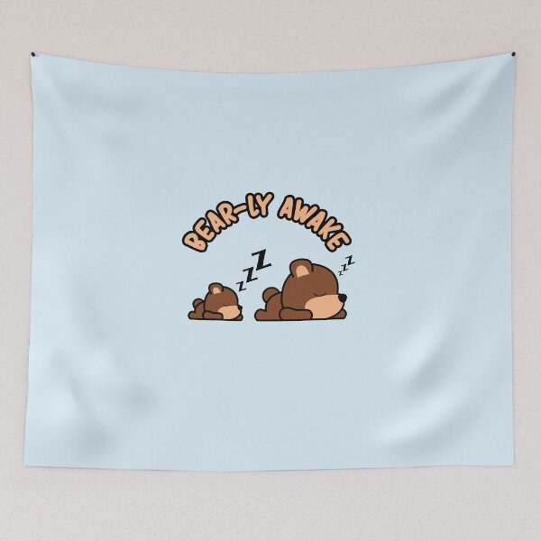 Item preview, Bear-ly Awake - Nap Pun Funny  designed and sold by luisp96.