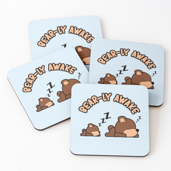 Item preview, Bear-ly Awake - Nap Pun Funny  designed and sold by luisp96.