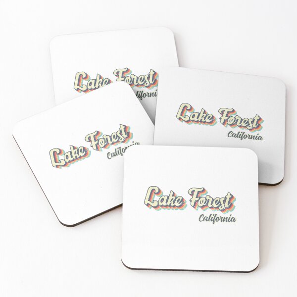 Item preview, Lake Forest City California Retro Vintage 70s rainbow designed and sold by Teelogic.
