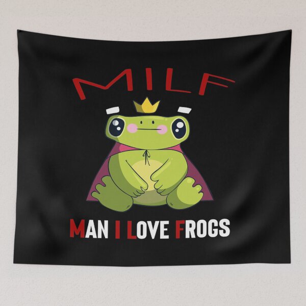Item preview, Man I Love Frog designed and sold by HelixaMarshell.