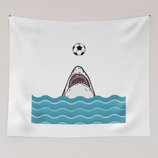 Item preview, Shark Biting Soccer Ball designed and sold by ijdesigns.