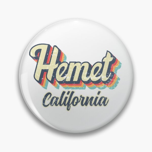 Item preview, Hemet City California Retro Vintage 70s rainbow designed and sold by Teelogic.