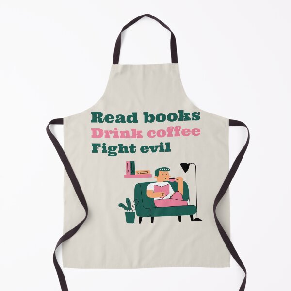 Item preview, Read Books, Drink Coffee, Fight Evil designed and sold by LKDesigns24.