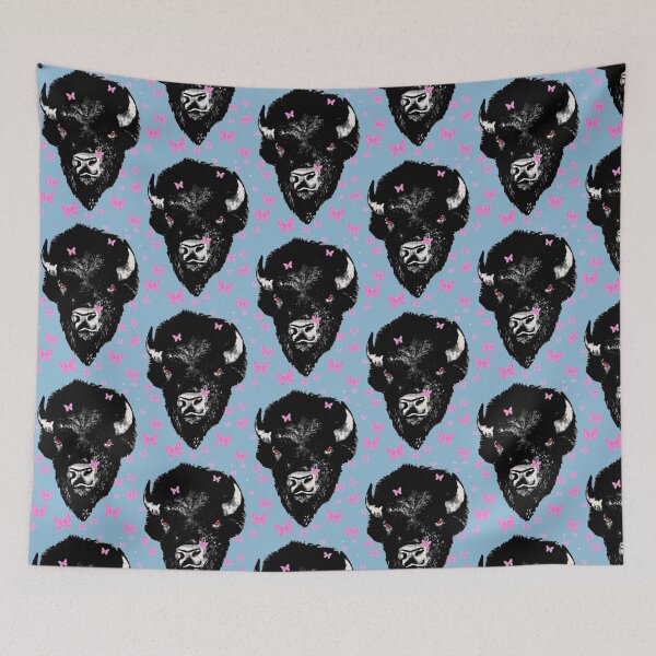 Item preview, Bullhead with Butterfly designed and sold by itchingink.
