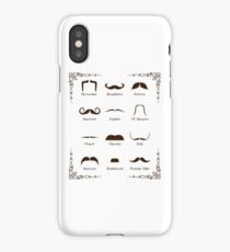 Mustache Style Identification Chart iPhone Case/Skin