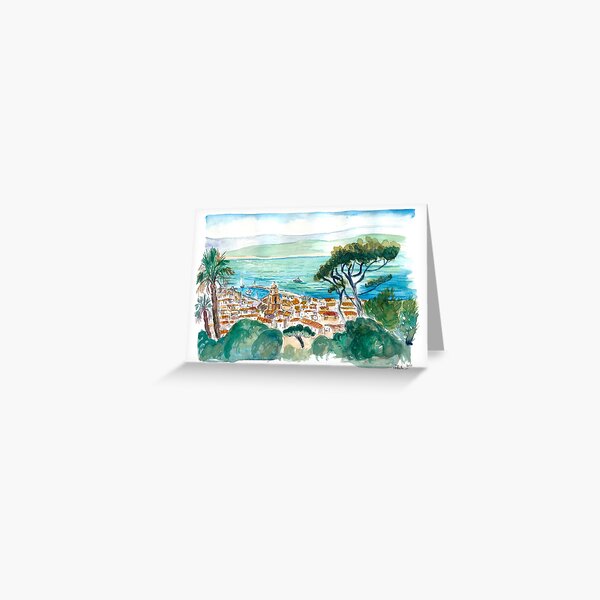 Item preview, Saint Tropez Coastal View of Turquoise French Riviera  designed and sold by artshop77.