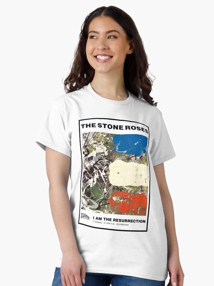 Thumbnail 2 of 7, Classic T-Shirt, i am the resurrection - stone concert ! designed and sold by peterhulls.