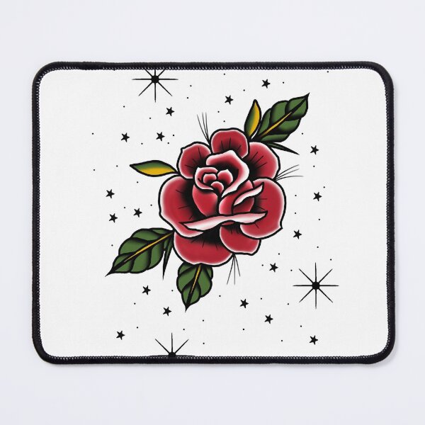 Item preview, Traditional Rose Tattoo designed and sold by Kraken-Jack.