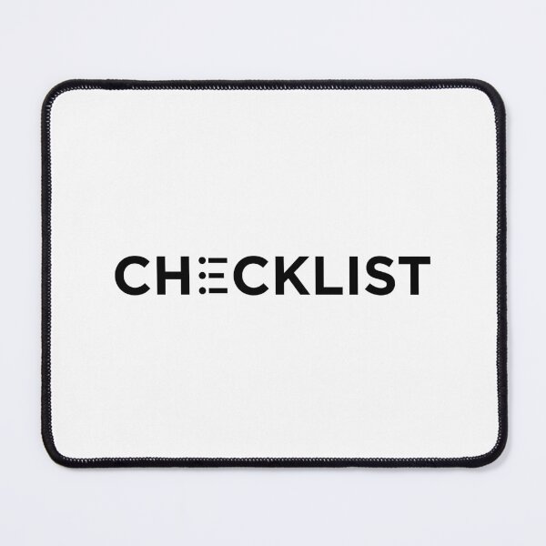 Item preview, CHECKLIST designed and sold by mnmlstID.