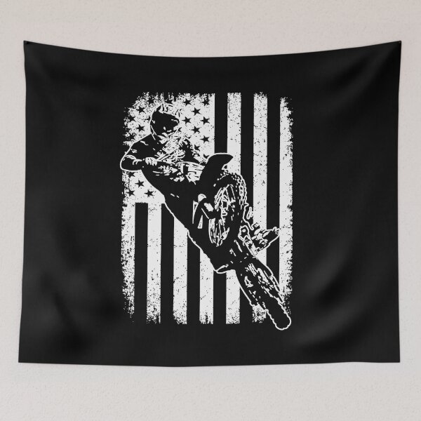 Item preview, grayschale american motocross rider designed and sold by hendrisubecak.