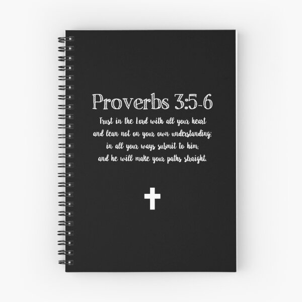 Item preview, Proverbs 3 5-6 Bible Verse Scripture Christian designed and sold by ferminfarflu.