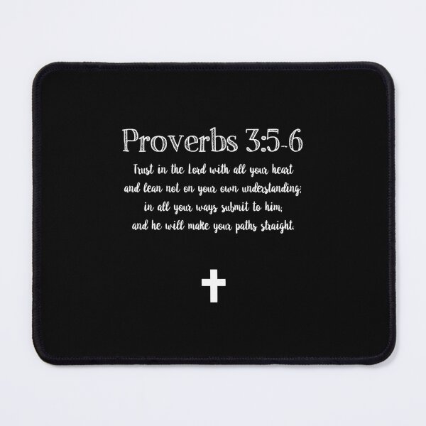 Item preview, Proverbs 3 5-6 Bible Verse Scripture Christian designed and sold by ferminfarflu.