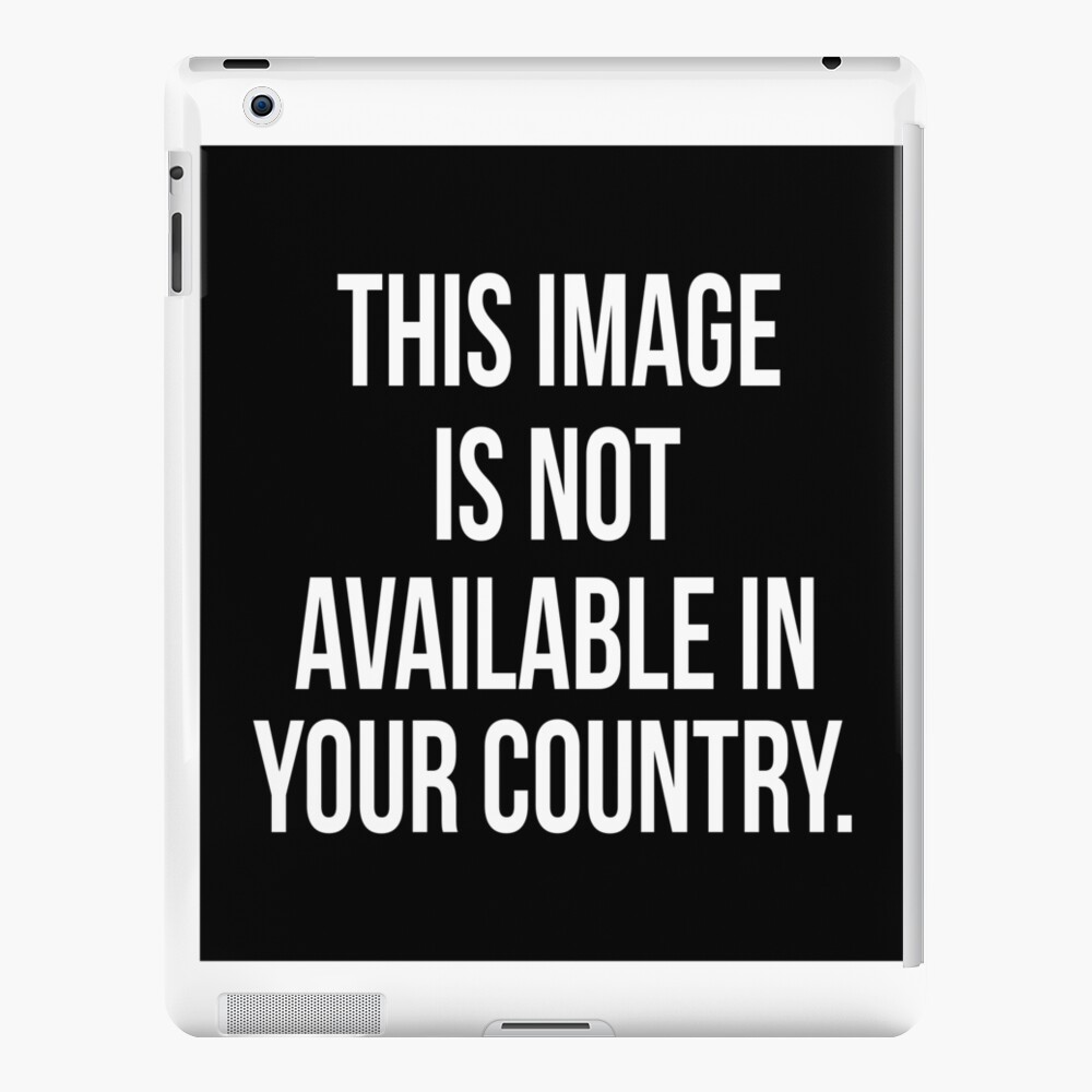 "This Image Is Not Available In Your Country " iPad Case & Skin by