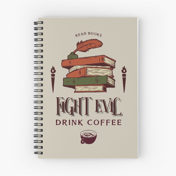 Item preview, Read Books, Drink Coffee, Fight Evil designed and sold by LKDesigns24.