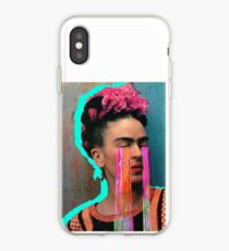 Frida with the rainbow tears iPhone Case