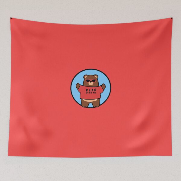 Item preview, Bear with Me - Funny Pun designed and sold by luisp96.