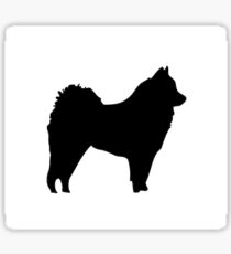 eurasier silhouette Sticker