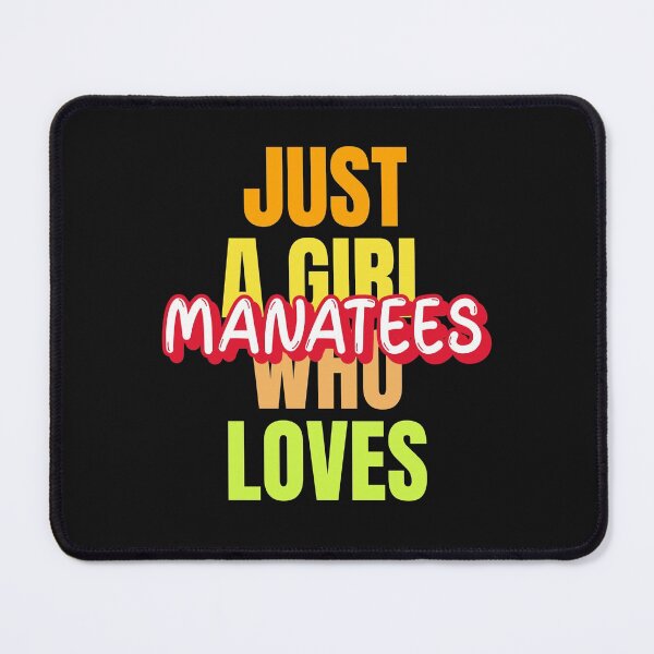 Item preview, Just a girl who loves manatees. designed and sold by DesignedBySnip.