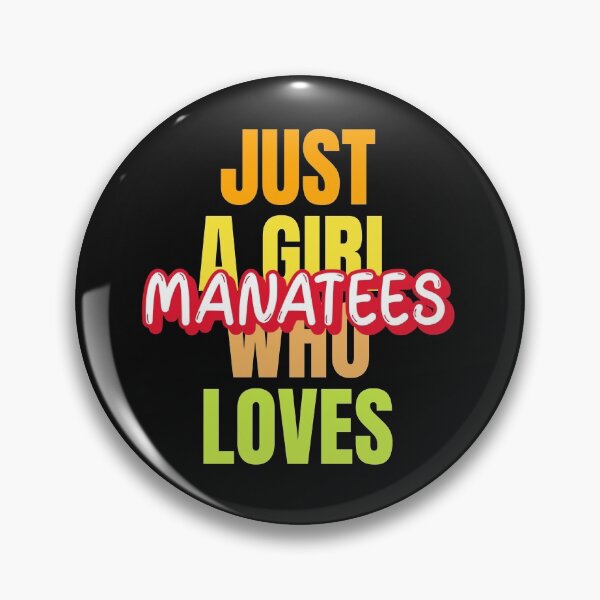 Item preview, Just a girl who loves manatees. designed and sold by DesignedBySnip.