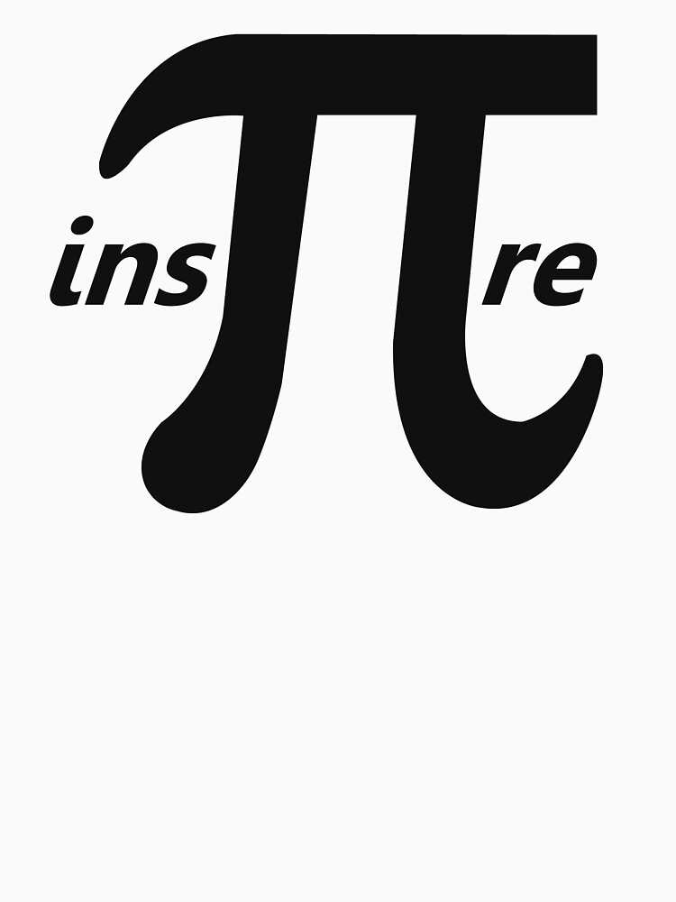 Inspire Inspirational Pi Symbol by TheShirtYurt