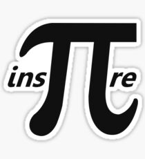 Inspire Inspirational Pi Symbol Sticker