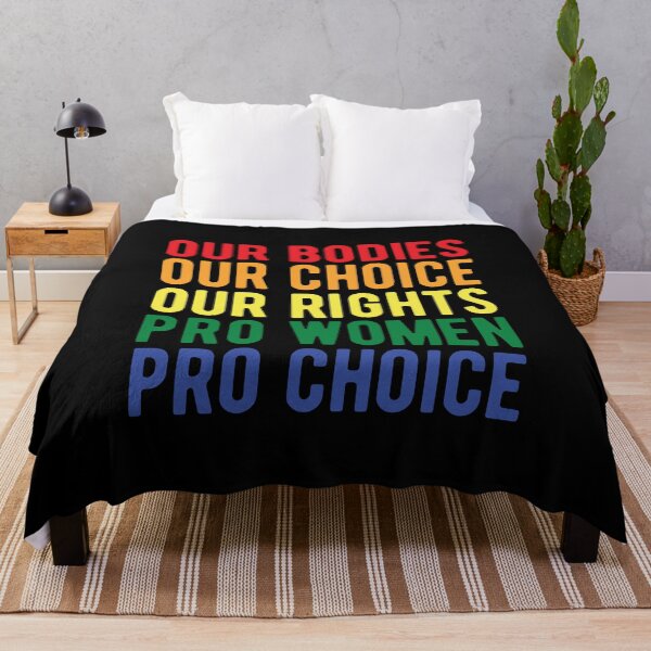 Item preview, Our Bodies Our Choice Our Rights Pro Women Pro Choice LGBT Gay Pride Flag designed and sold by RosannaArt.