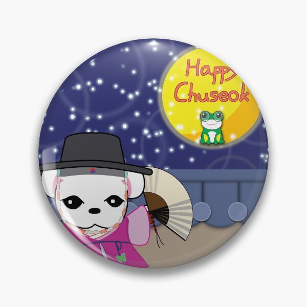 Item preview, Happy Chuseok with Seoltang-yi and Wandoo designed and sold by K-sugarstore.