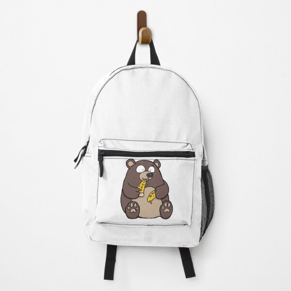 Item preview, Fat Bear Eating Pizza Funny Comic Style hand drawn designed and sold by Mesyo.