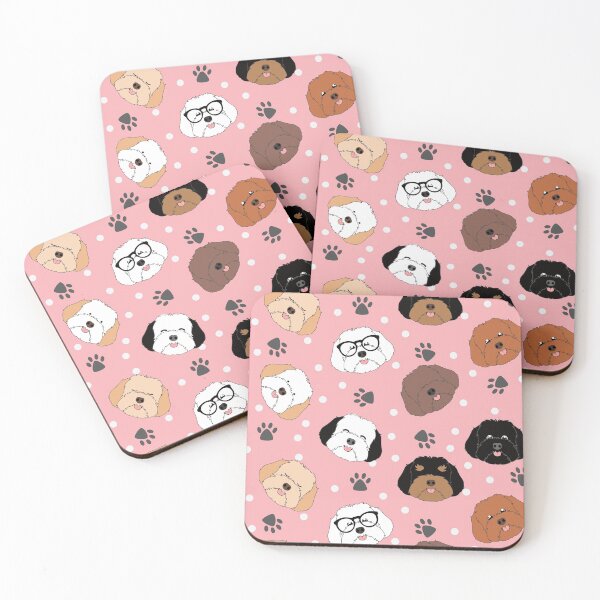 Item preview, Cute Maltipoo Moodle Dog Emoji  designed and sold by Lulupainting.