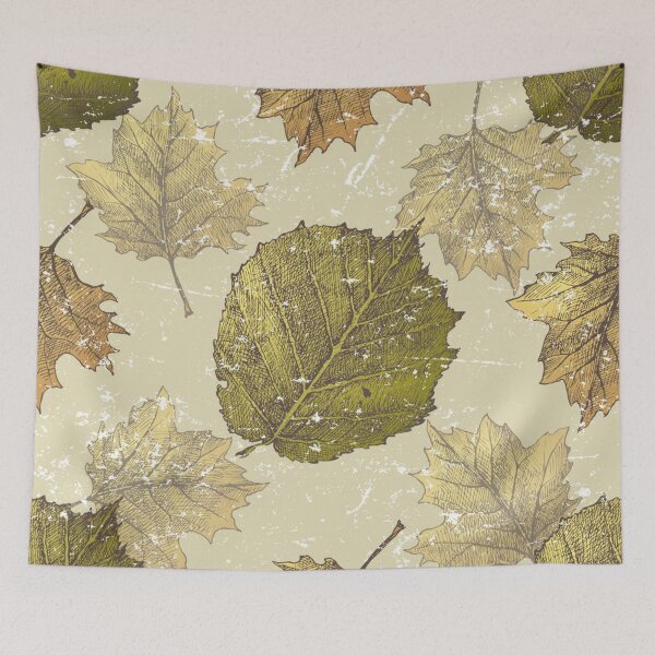 Item preview, Hazel leaves seamless designed and sold by Gurshnet68.