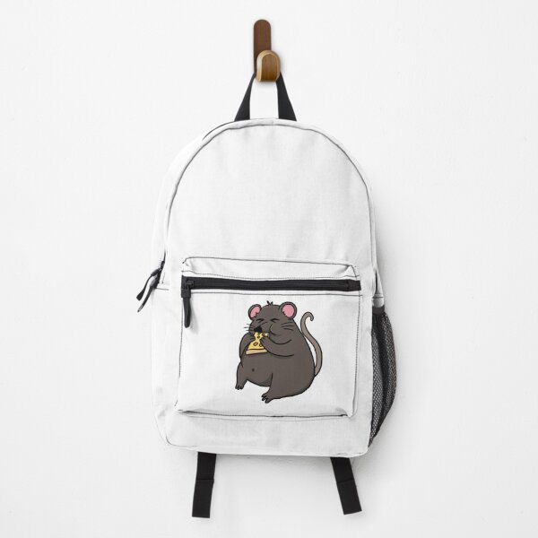 Item preview, Fat Mouse Eating Pizza Funny Comic Style hand drawn designed and sold by Mesyo.