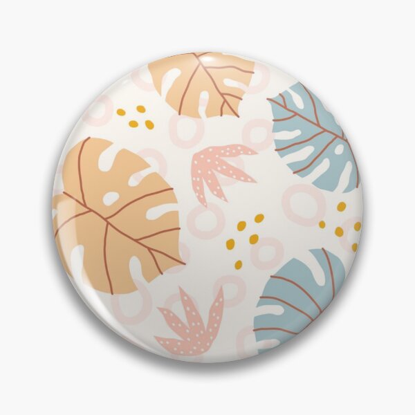 Item preview, Pastel monstera leaves designed and sold by Gurshnet68.