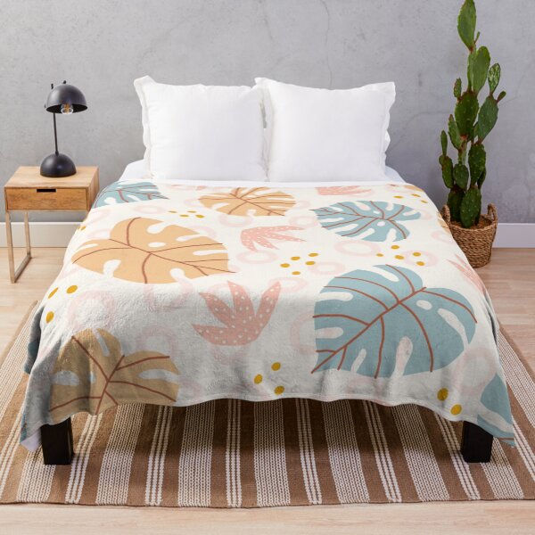 Item preview, Pastel monstera leaves designed and sold by Gurshnet68.
