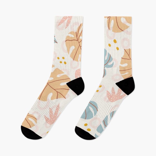 Item preview, Pastel monstera leaves designed and sold by Gurshnet68.