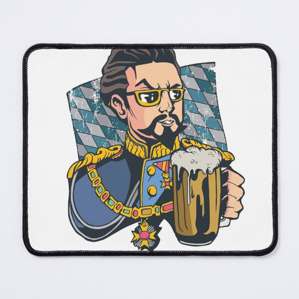 Item preview, Bavarian fairytale king Ludwig II designed and sold by DoMaMode.