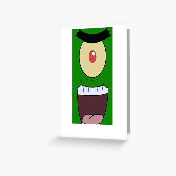 Plankton from Spongebob Squarepants being evil | Sticker