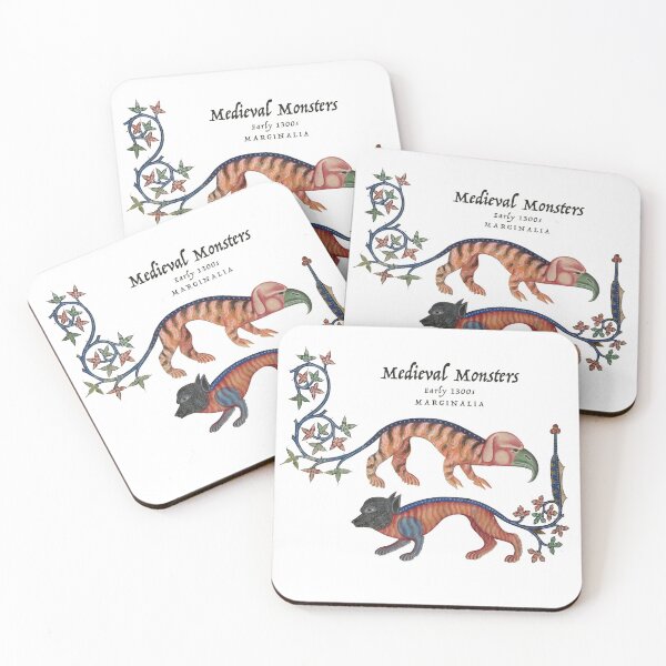 Item preview, Medieval Monsters, doodles from the 1300s designed and sold by ebrawne.