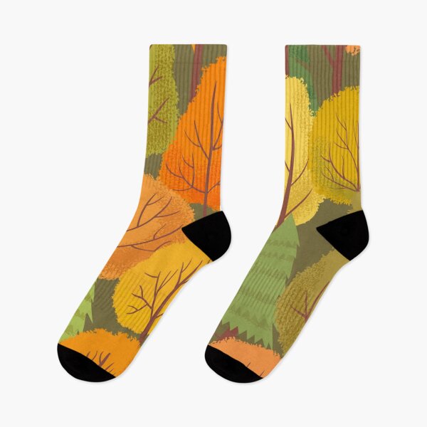 Item preview, Seamless autumn forest trees pattern colorful designed and sold by Gurshnet68.