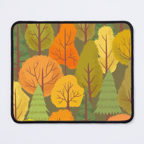 Item preview, Seamless autumn forest trees pattern colorful designed and sold by Gurshnet68.