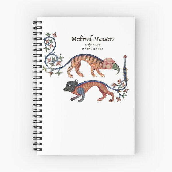Item preview, Medieval Monsters, doodles from the 1300s designed and sold by ebrawne.