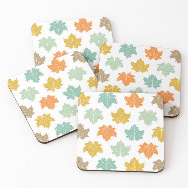 Item preview, Seamless colored maple leaves pattern designed and sold by Gurshnet68.
