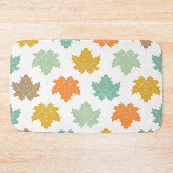 Item preview, Seamless colored maple leaves pattern designed and sold by Gurshnet68.