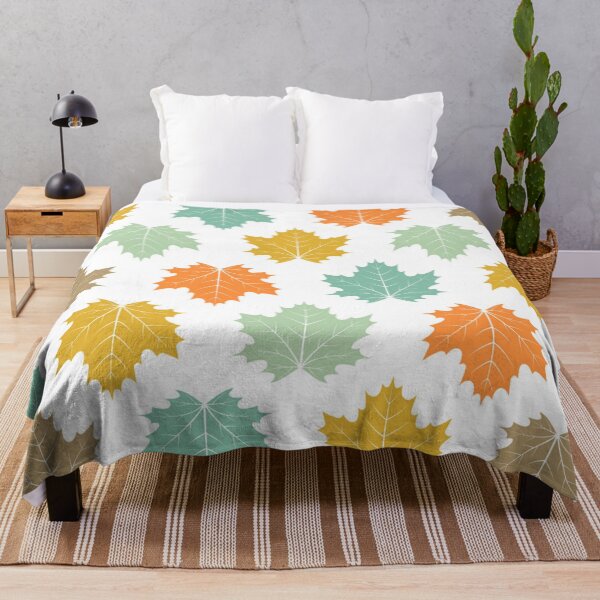 Item preview, Seamless colored maple leaves pattern designed and sold by Gurshnet68.